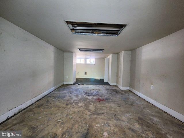 3057 Brighton St, Baltimore, MD 21216 - garage with baseboards