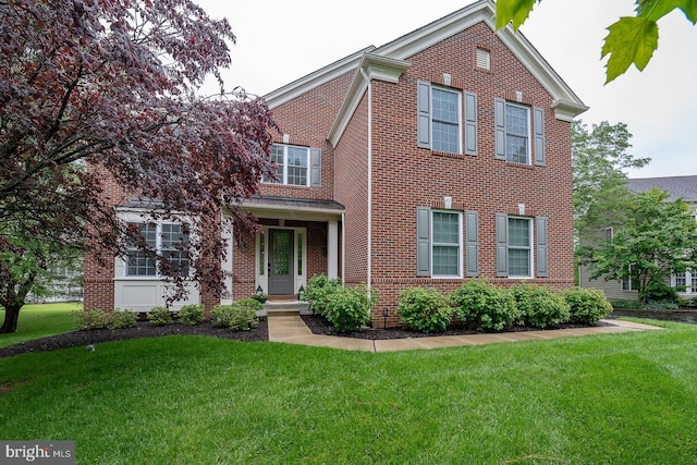 11 Ridings Way, West Chester, PA 19382 - view of front of property featuring brick siding and a front yard