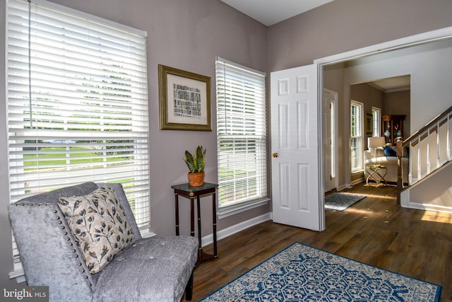 9111 Dartford Pl, Bristow, VA 20136 - foyer featuring wood finished floors and stairs