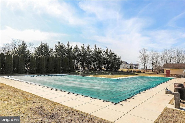 12139 Fallen Timbers Cir, Hagerstown, MD 21740 - view of pool featuring a patio and a covered pool