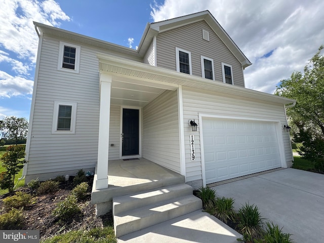 12139 Fallen Timbers Cir, Hagerstown, MD 21740 - traditional-style house with a garage and driveway