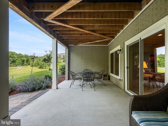 130 Grosbeak Ct, Lake Frederick, VA 22630 - view of patio / terrace with outdoor dining area