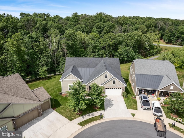 130 Grosbeak Ct, Lake Frederick, VA 22630 - view of subject property with a forest