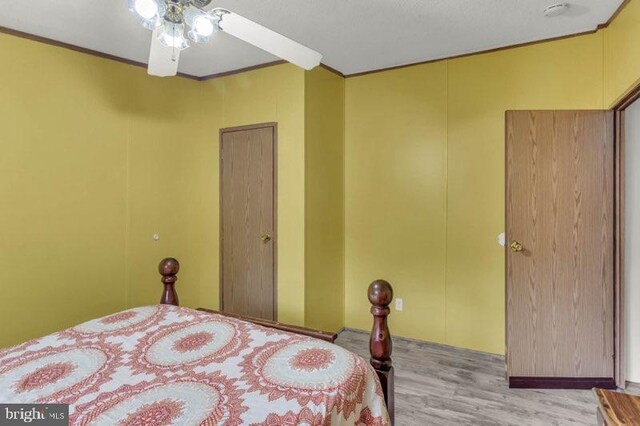 129 Trailway Rd, Middle River, MD 21220 - bedroom featuring wood finished floors and ornamental molding