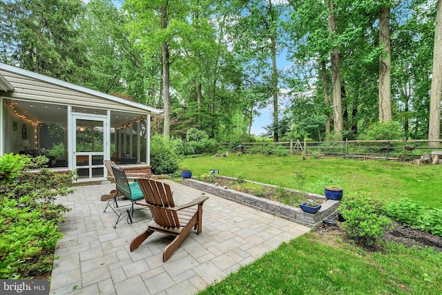 505 Windsor Dr, Newark, DE 19711 - view of patio with a sunroom