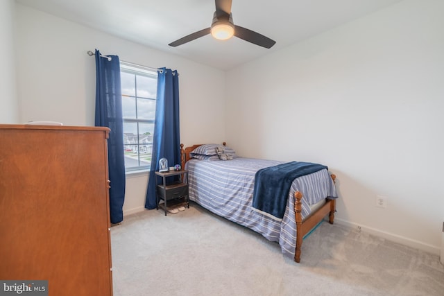 30 Kirby Ct, Bunker Hill, WV 25413 - bedroom featuring carpet floors, baseboards, and ceiling fan