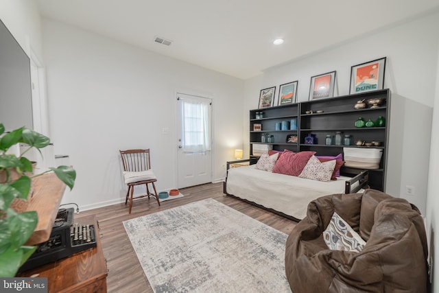 30 Kirby Ct, Bunker Hill, WV 25413 - living room with recessed lighting, wood finished floors, and baseboards