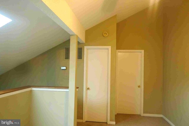 1647 Carriage House Ter Unit 1647-C, Silver Spring, MD 20904 - bonus room with lofted ceiling and carpet floors