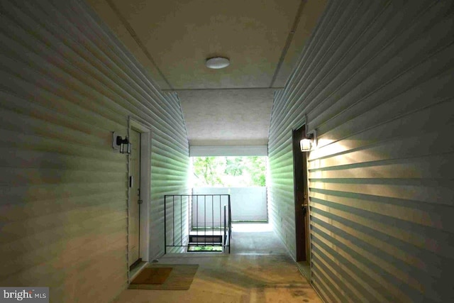1647 Carriage House Ter Unit 1647-C, Silver Spring, MD 20904 - hall featuring an upstairs landing