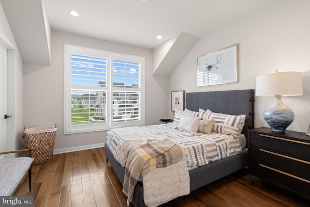 71 Tamarack Cir, Eagleville, PA 19403 - bedroom with hardwood / wood-style flooring, baseboards, and recessed lighting