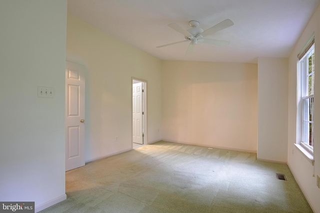 2566 Log Mill Ct, Crofton, MD 21114 - empty room featuring carpet, a ceiling fan, and baseboards