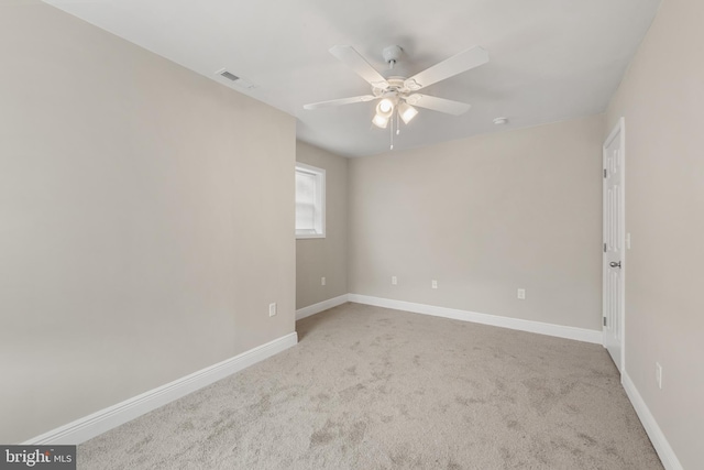 1508 W 36th St W, Baltimore, MD 21211 - spare room featuring carpet flooring and ceiling fan