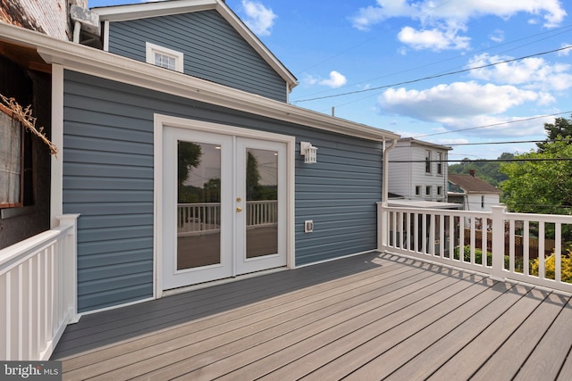 1508 W 36th St W, Baltimore, MD 21211 - wooden terrace featuring french doors