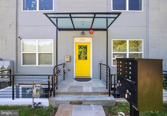 2221 M St NE Unit Ph1, Washington, DC 20002 - property entrance featuring brick siding