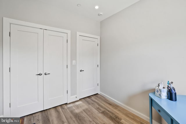 2221 M St NE Unit Ph1, Washington, DC 20002 - bedroom with wood finished floors, baseboards, and a closet