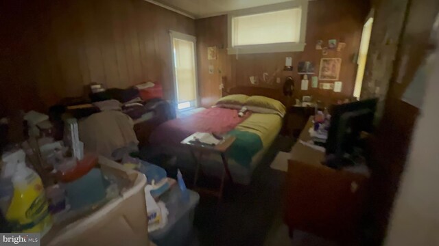 619 Sewall Ave, Asbury Park, NJ 07712 - bedroom with wooden walls