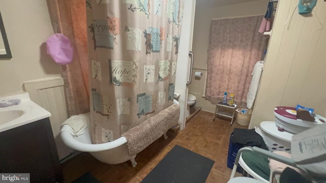 619 Sewall Ave, Asbury Park, NJ 07712 - full bathroom with vanity and toilet