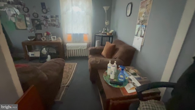 619 Sewall Ave, Asbury Park, NJ 07712 - living room featuring radiator heating unit