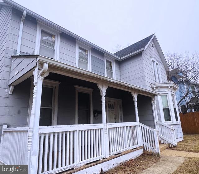 619 Sewall Ave, Asbury Park, NJ 07712 - view of home's exterior featuring covered porch