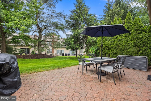 74 Haverford Ct, Hillsborough, NJ 08844 - view of patio / terrace with outdoor dining space