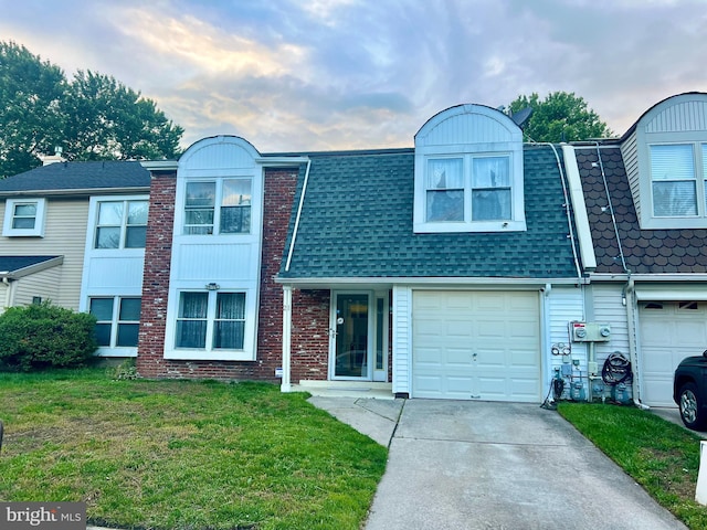 21 Oriole, Clementon, NJ 08021 - multi unit property with concrete driveway, a front yard, roof with shingles, and a garage
