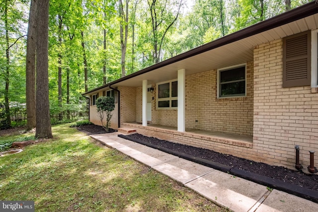 1906 Parkvue Rd, Fallston, MD 21047 - entrance to property with brick siding