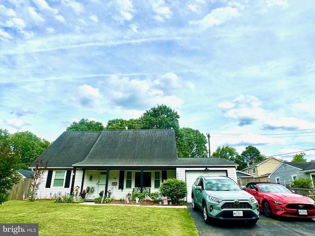 12403 Rambling Ln, Bowie, MD 20715 - view of front of home featuring a garage, driveway, and covered porch