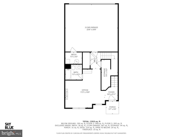 23412 Berkeley Meadows Dr, Ashburn, VA 20148 - property floor plan