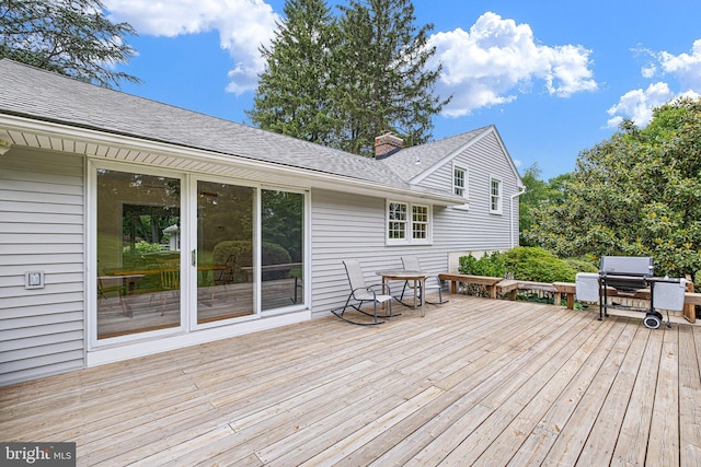 10 Old Orchard Ln, Chadds Ford, PA 19317 - deck with area for grilling
