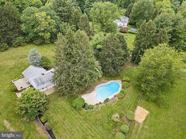 10 Old Orchard Ln, Chadds Ford, PA 19317 - aerial view of property's location with a pool area