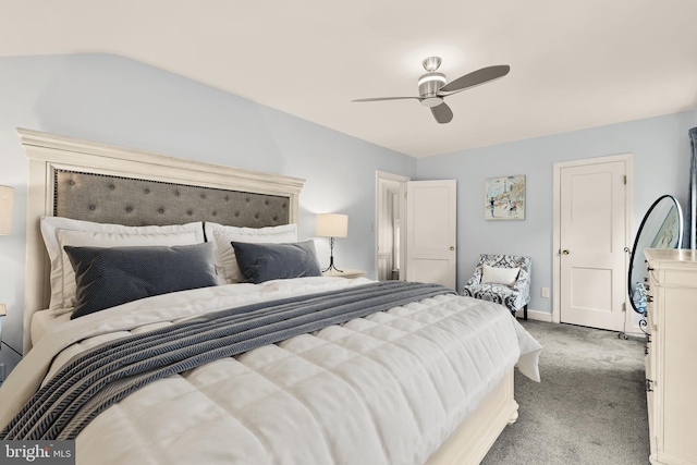 1861 S George Mason Dr, Arlington, VA 22204 - carpeted bedroom featuring baseboards and a ceiling fan