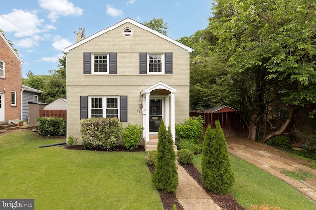 1861 S George Mason Dr, Arlington, VA 22204 - traditional-style home featuring brick siding