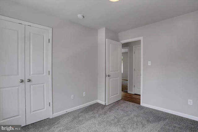 12366 Benning Ave, Waynesboro, PA 17268 - unfurnished bedroom featuring carpet, baseboards, and a closet