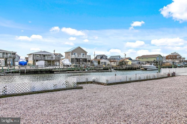 128 E Delaware Dr, Little Egg Harbor Twp, NJ 08087 - dock with a residential view and a water view