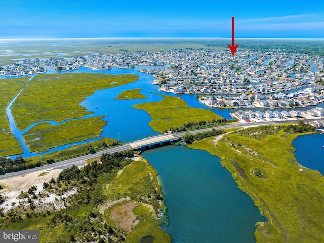 128 E Delaware Dr, Little Egg Harbor Twp, NJ 08087 - aerial view of a large body of water
