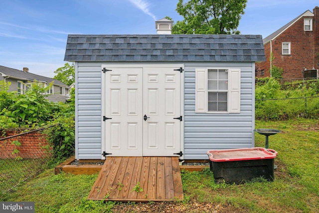 4311 Quinn St, Capitol Heights, MD 20743 - view of shed featuring central AC