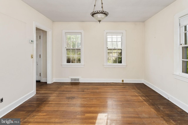 10 Pershing Ave, Ewing, NJ 08618 - unfurnished dining area featuring hardwood / wood-style floors and baseboards
