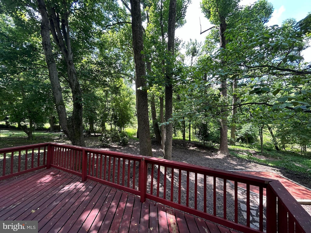 6193 Commadore Ct, Columbia, MD 21045 - view of wooden deck