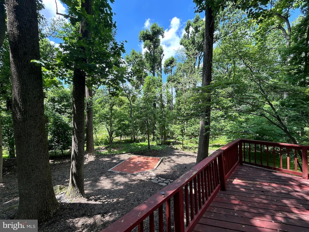 6193 Commadore Ct, Columbia, MD 21045 - view of wooden deck