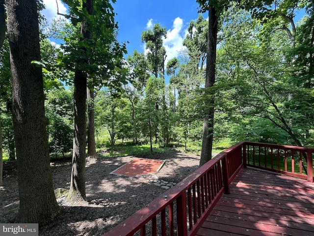 6193 Commadore Ct, Columbia, MD 21045 - view of wooden deck