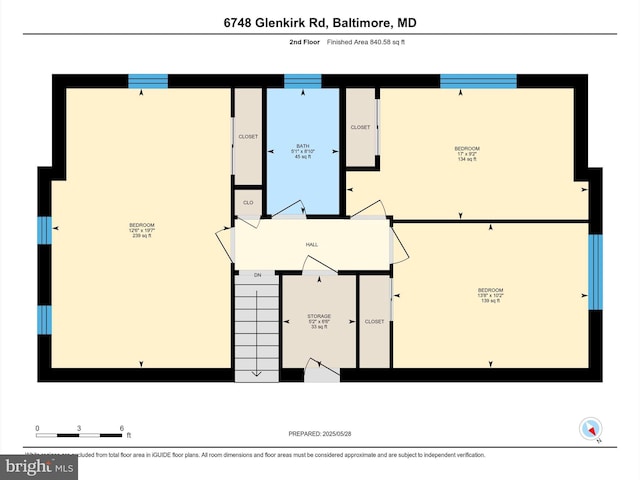 6748 Glenkirk Rd, Baltimore, MD 21239 - home floor plan