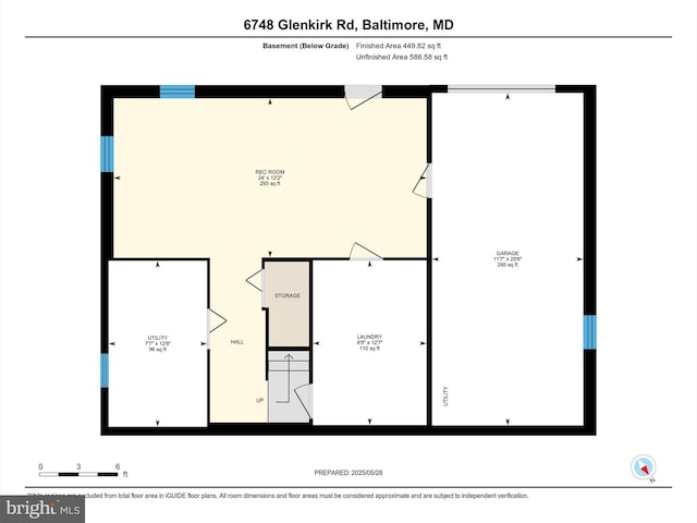 6748 Glenkirk Rd, Baltimore, MD 21239 - room layout