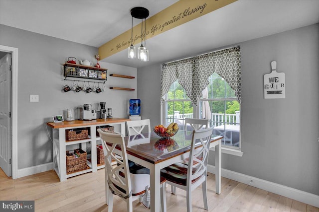 7 Kantner Ln N, Reading, PA 19607 - dining room with baseboards and light wood-style flooring