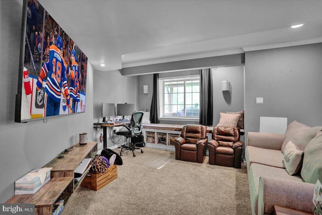 7 Kantner Ln N, Reading, PA 19607 - carpeted office with recessed lighting