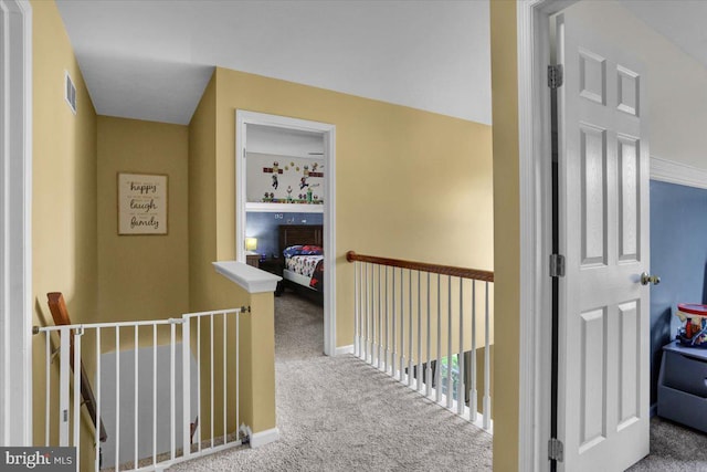7 Kantner Ln N, Reading, PA 19607 - corridor with carpet flooring, an upstairs landing, and baseboards