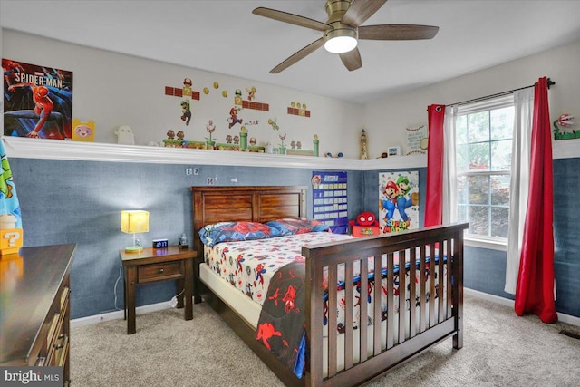 7 Kantner Ln N, Reading, PA 19607 - bedroom featuring carpet floors, multiple windows, baseboards, and ceiling fan