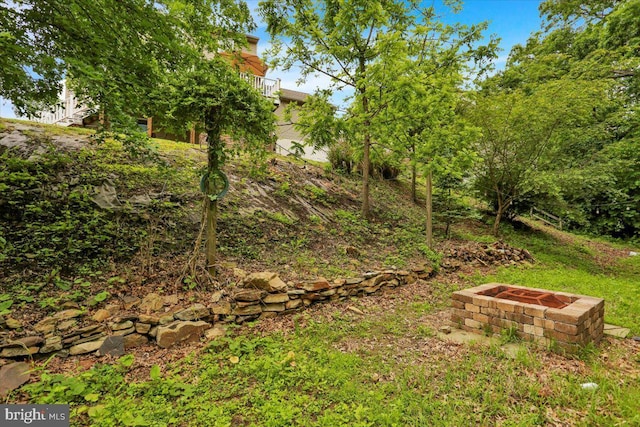 7 Kantner Ln N, Reading, PA 19607 - view of yard with an outdoor fire pit