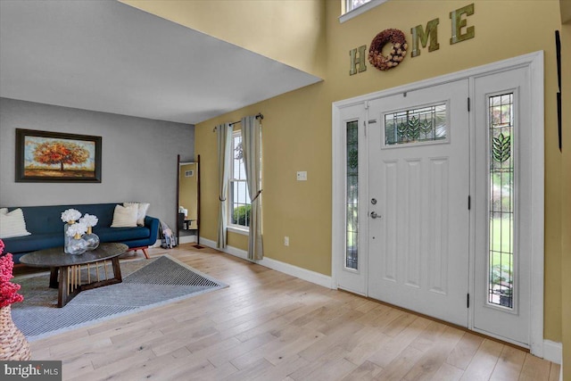 7 Kantner Ln N, Reading, PA 19607 - entrance foyer with light wood-style floors and baseboards