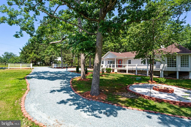 347 Clarks Tract Tract, Keswick, VA 22947 - view of property's community with an outdoor fire pit