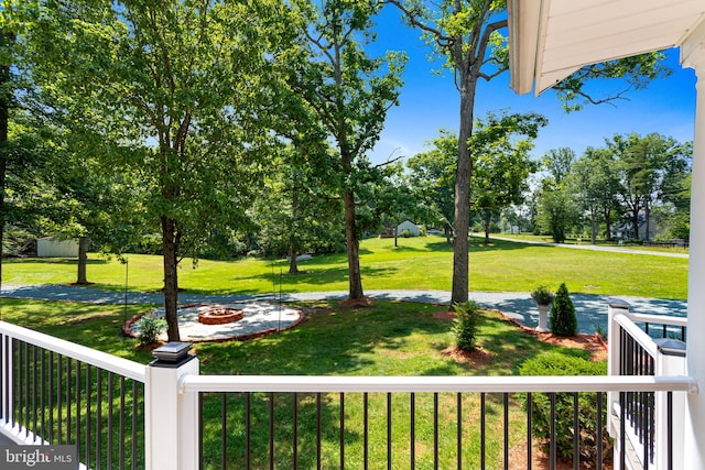 347 Clarks Tract Tract, Keswick, VA 22947 - view of green lawn featuring view of scattered trees
